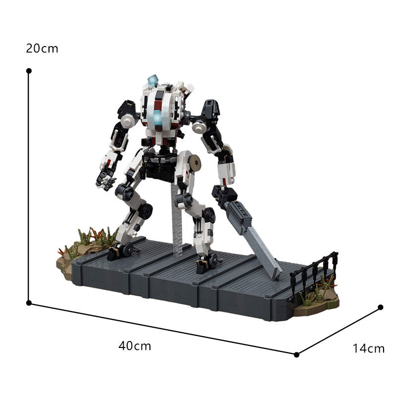 MOC-89586 Ronin-Titanfall Class Titan with 1228 Pieces