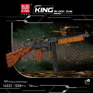 Military Mould King 14022 Tompson Submachinegun 1 - MOULD KING