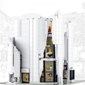Modular Buildings Lisong 88001 Luxury Flagship Store with Light 1 - MOULD KING