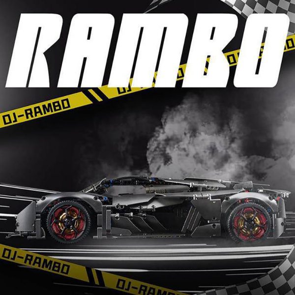 Technic K box 10246B Static Version 18 Terzo Millennio DJ Rambo Sports Car 4 - MOULD KING