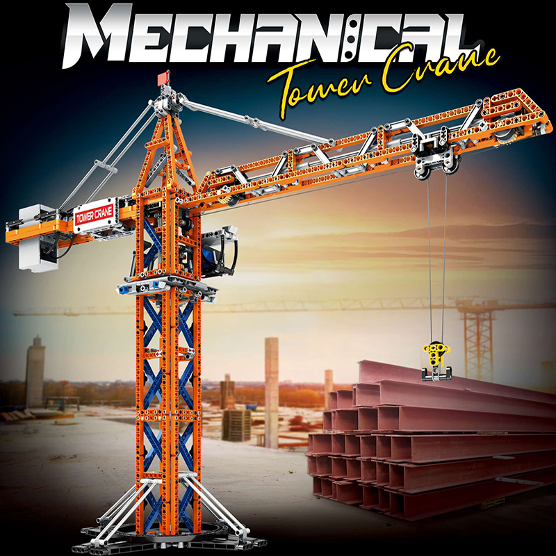 Reobrix 22013 Remote Control Tower Crane with 1288 Pieces