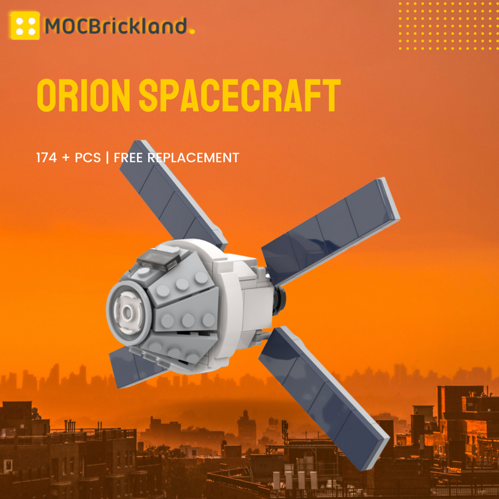 Moc 68965 Orion Spacecraft 1110 Scale With 174 Pieces Mould King