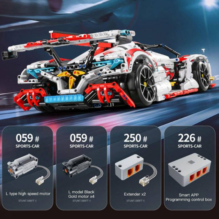 IM.Master 9809 Drift Sports Car With 2732 Pieces