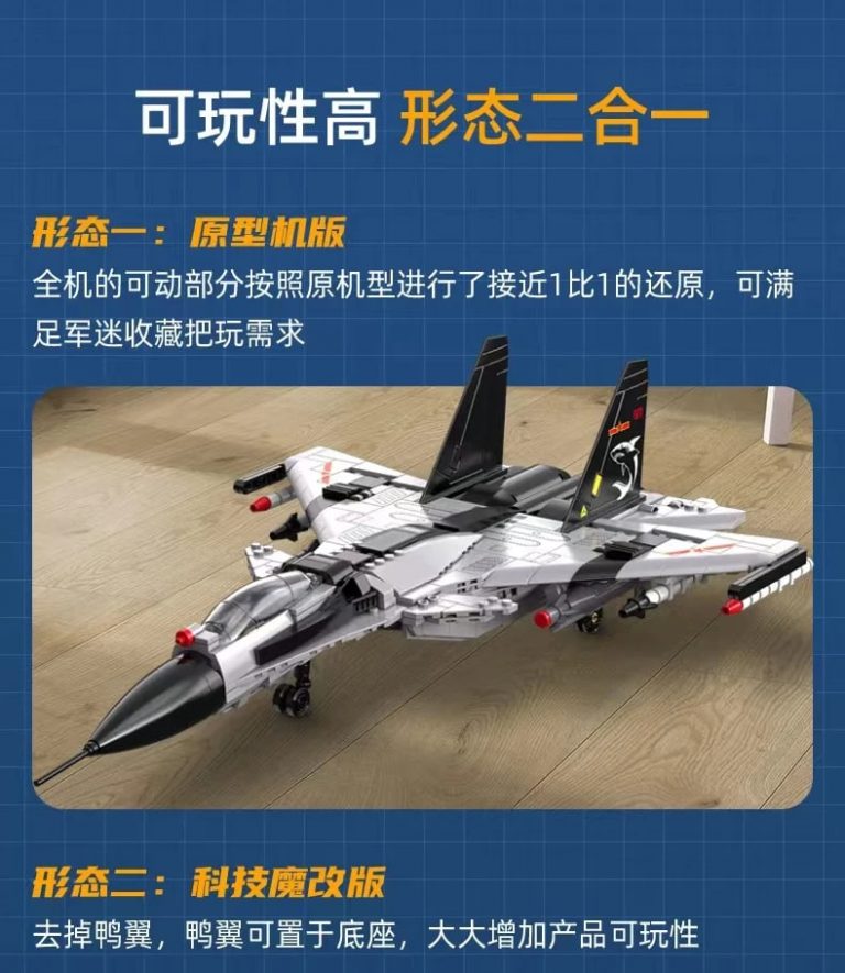CADA C56027 Carrier Fighter With 1011 Pieces