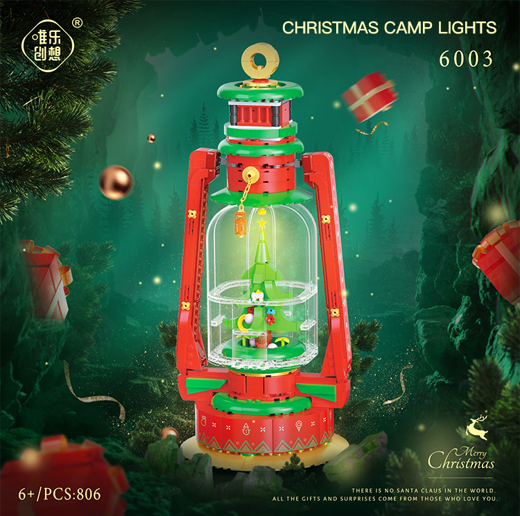 WeiLe 6003 Christmas Camping Lights With 806 Pieces