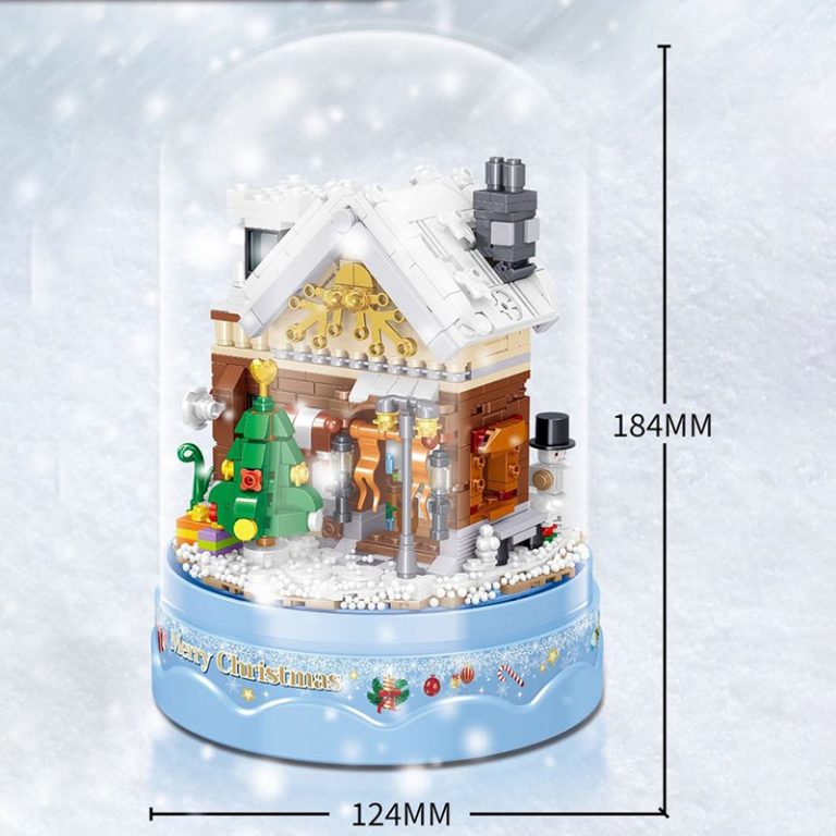 ZheGao 00997 Christmas Snow Music Box With 800 Pieces