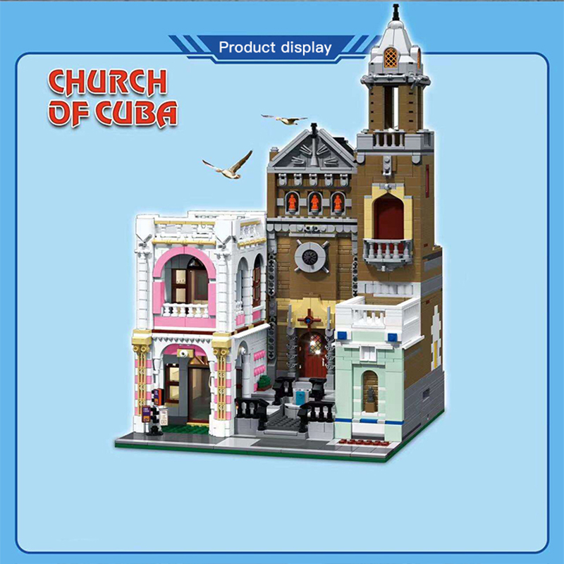 ZHEGAO DZ6021 Church Of Cuba With 2300 Pieces