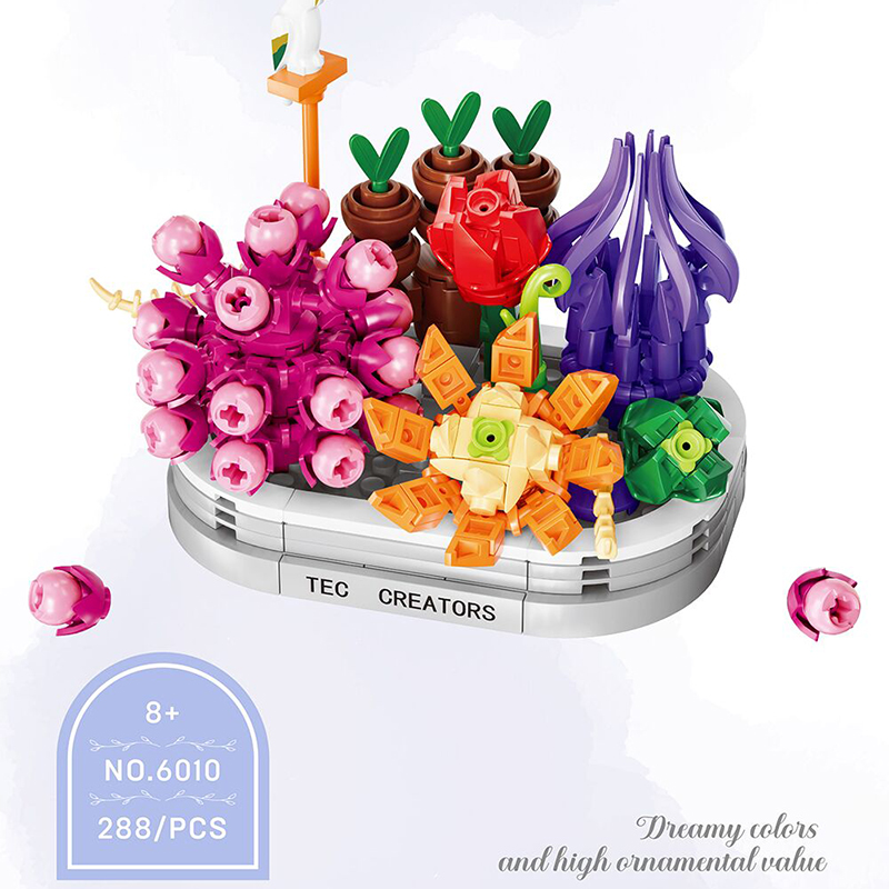 DK 6010 Colorful Plant With 288 Pieces