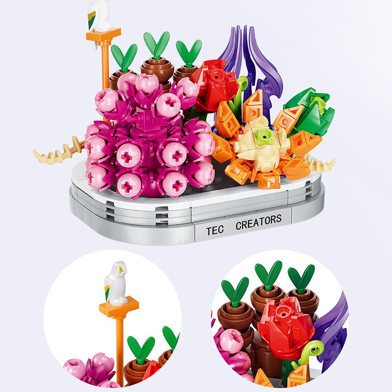 DK 6010 Colorful Plant With 288 Pieces