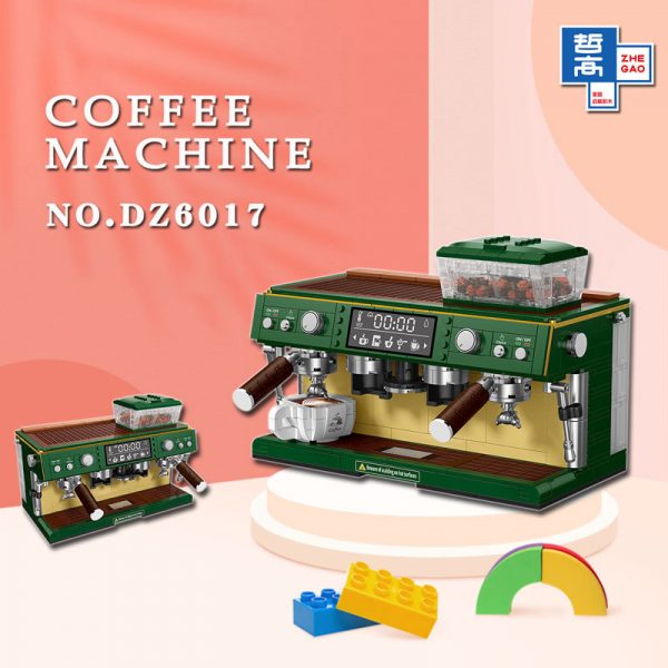 Double Coffee Machine ZHEGAO DZ6017 3 - MOULD KING