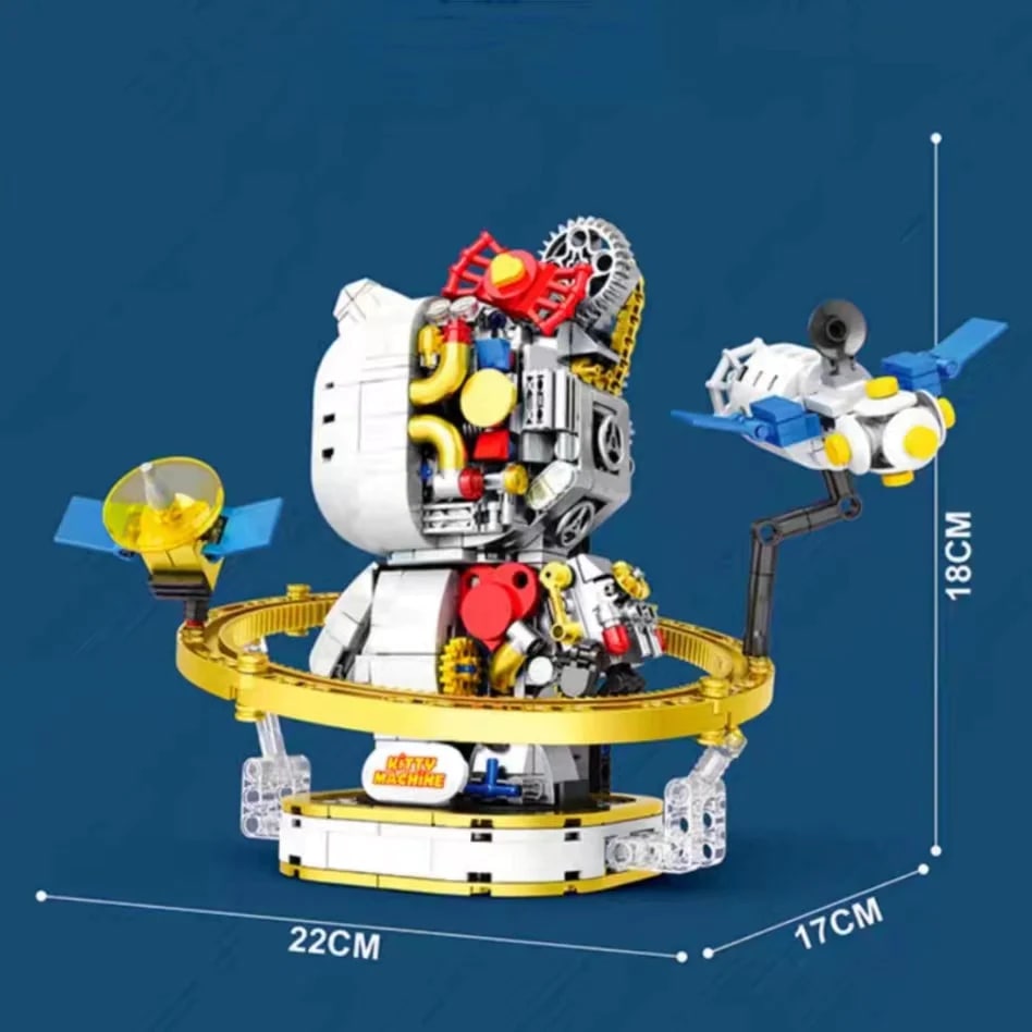 LQS 6305 Cyborg Space Cat With 830 Pieces