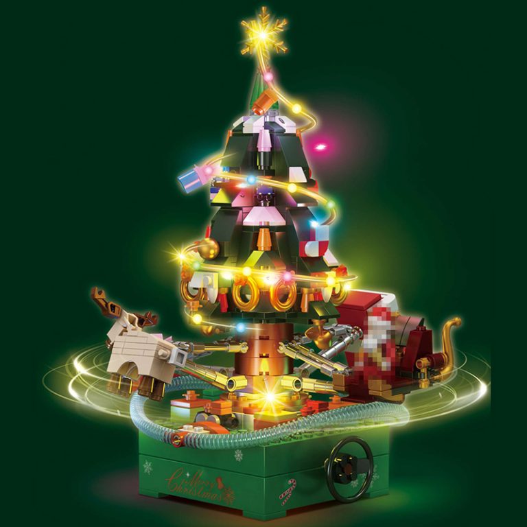 LW 60029 Christmas Tree Music Box With 722 Pieces