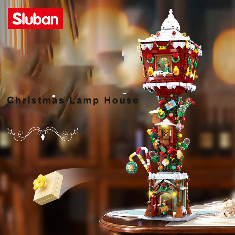 Sluban M38-B0990 Christmas Lamp House With 1799pcs