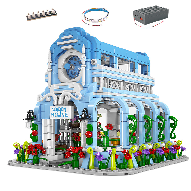 Mould King 16048 Botanical Garden Street View With 1289 Pieces
