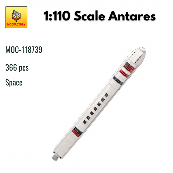 MOC 118739 Space 1110 Scale Antares MOC FACTORY - MOULD KING