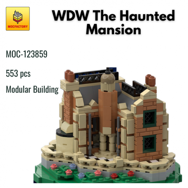 MOC 123859 Modular Building WDW The Haunted Mansion MOC FACTORY - MOULD KING