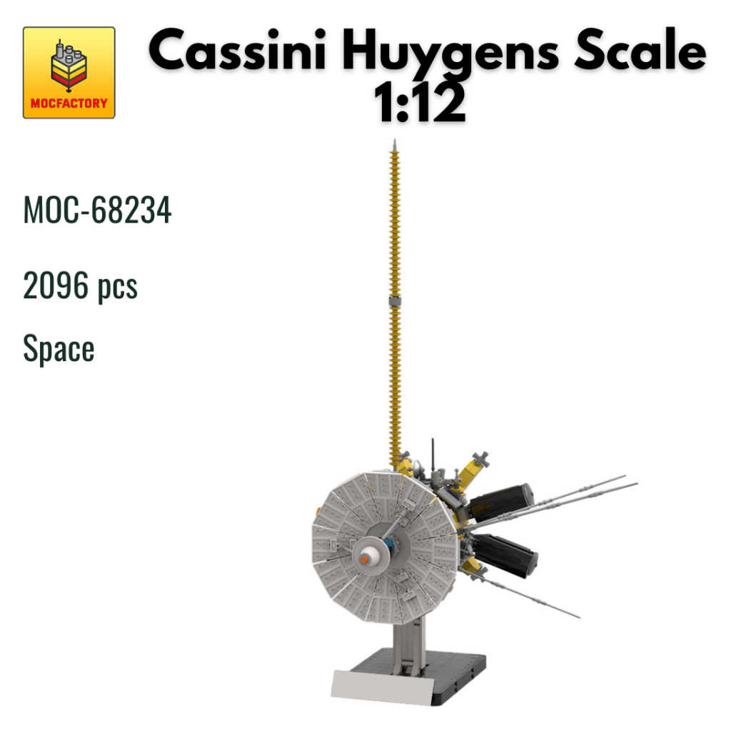 MOC-68234 Cassini Huygens Scale 1:12 With 2096 Pieces