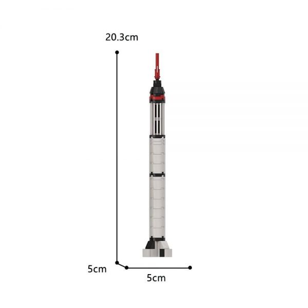 MOC 79193 NASA Mercury Redstone 1 - MOULD KING