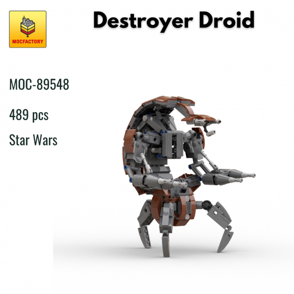 MOC 89548 Star Wars Destroyer Droid MOC FACTORY - MOULD KING