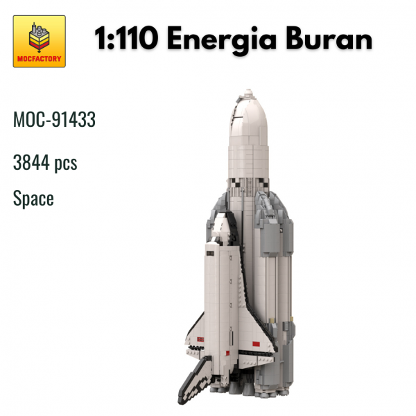 MOC 91433 Space 1110 Energia Buran MOC FACTORY - MOULD KING