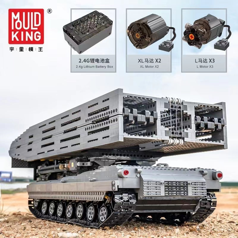  Mould King 20002 RC Bridge Tank With 2388 Pieces