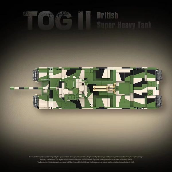 Military Quan Guan 100241 TOG II British Super Heavy Tank 2 - MOULD KING