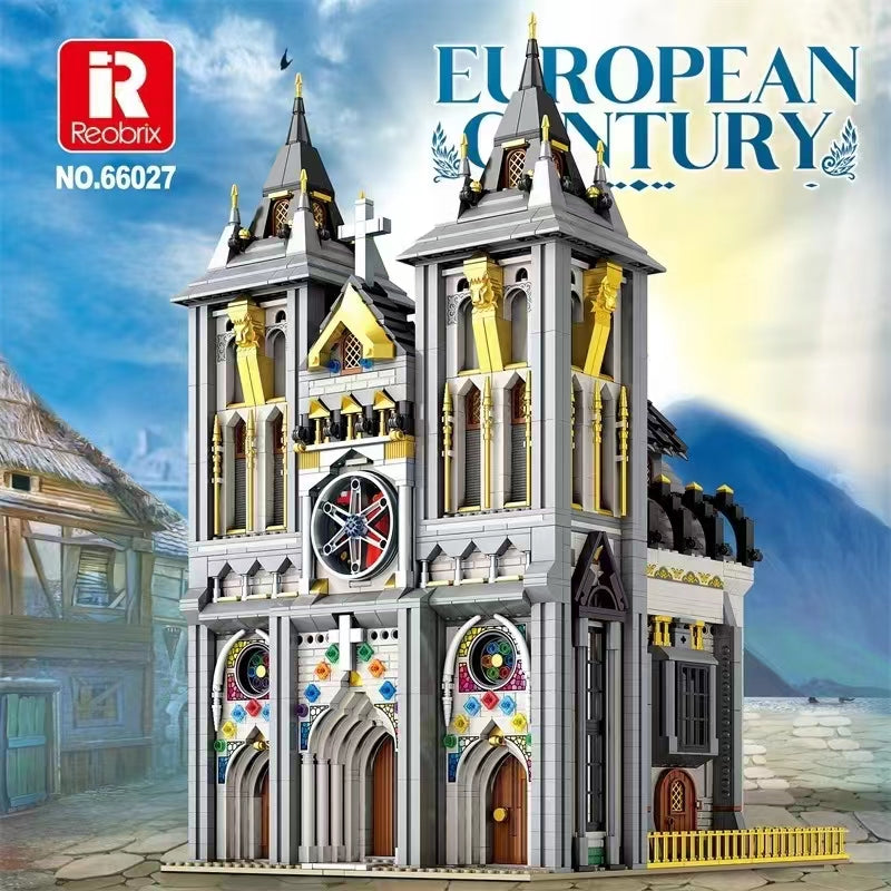Reobrix 66027 Medieval Church With 3468 Pieces
