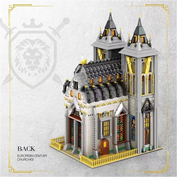 Modular Building Reobrix 66027 Medieval Church 11 - MOULD KING