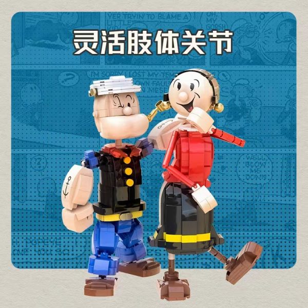 Movie PANTASY 86401 Popeye Poppy And Olivia 5 - MOULD KING