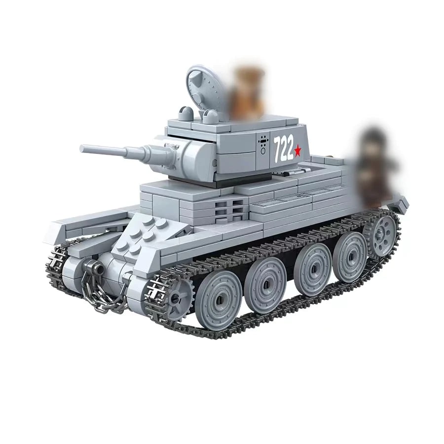 Quan Guan 100084 Soviet BT-7 Light Cavalry Tank With 462 Pieces