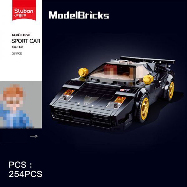 Racers Speed Champions Contash Sports Car Sluban M38 B1098 4 - MOULD KING