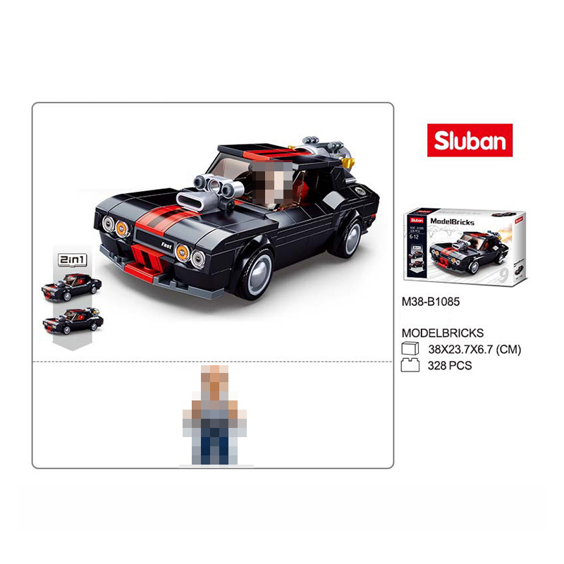 Sluban M38-B1085 Racers Sports Car With 328 Pieces