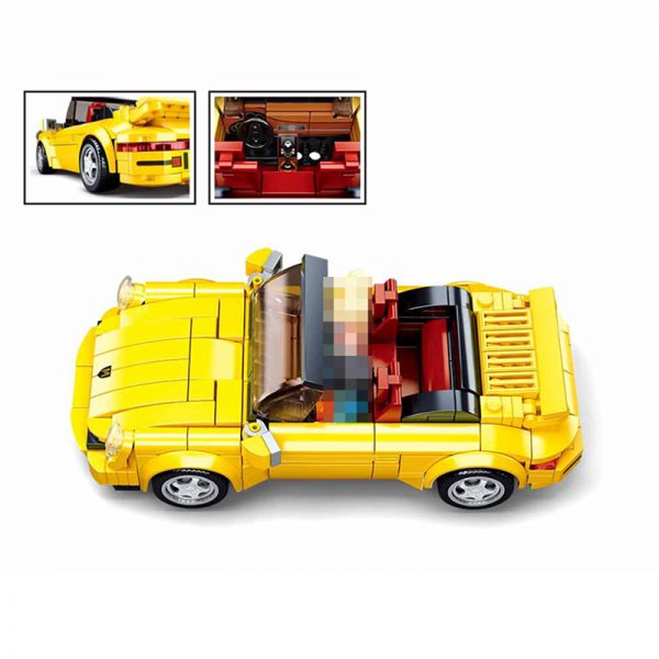 Speed Champions Yellow 930 Racers Sports Car 3 - MOULD KING