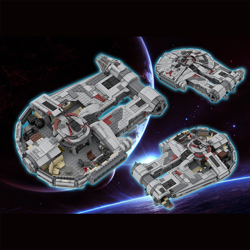 MOC-97338 YT-2400 Freighter / Outrider / Sato’s Hammer – Playset With 1817 pieces
