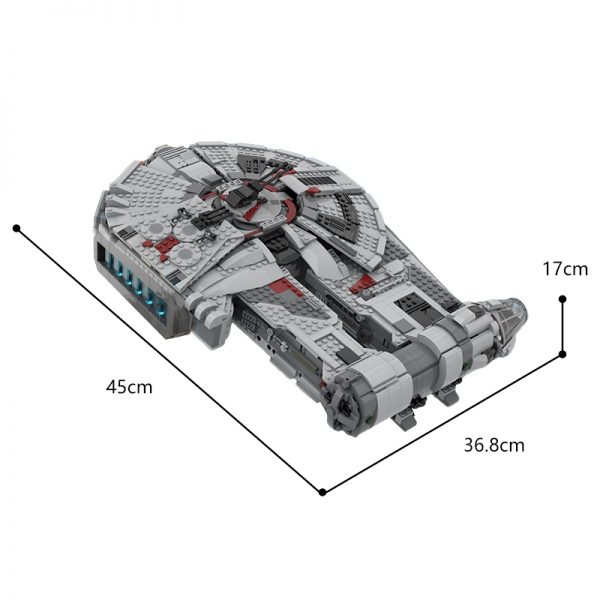 Star Wars MOC 97338 YT 2400 Freighter Outrider Satos Hammer Playset MOCBRICKLAND 5 - MOULD KING