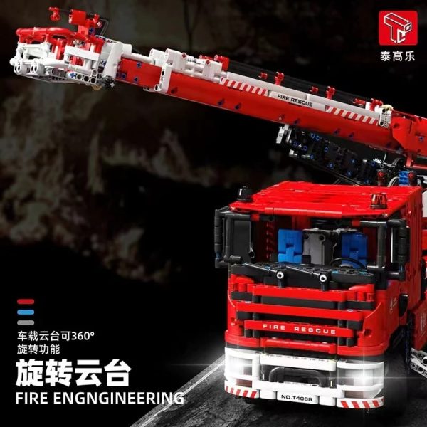 TGL 4008 Water Spray Fire Truck 4 - MOULD KING