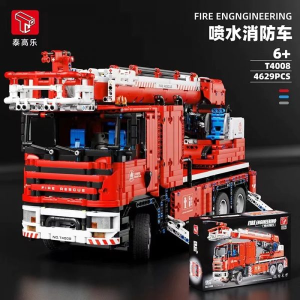 TGL 4008 Water Spray Fire Truck 5 - MOULD KING