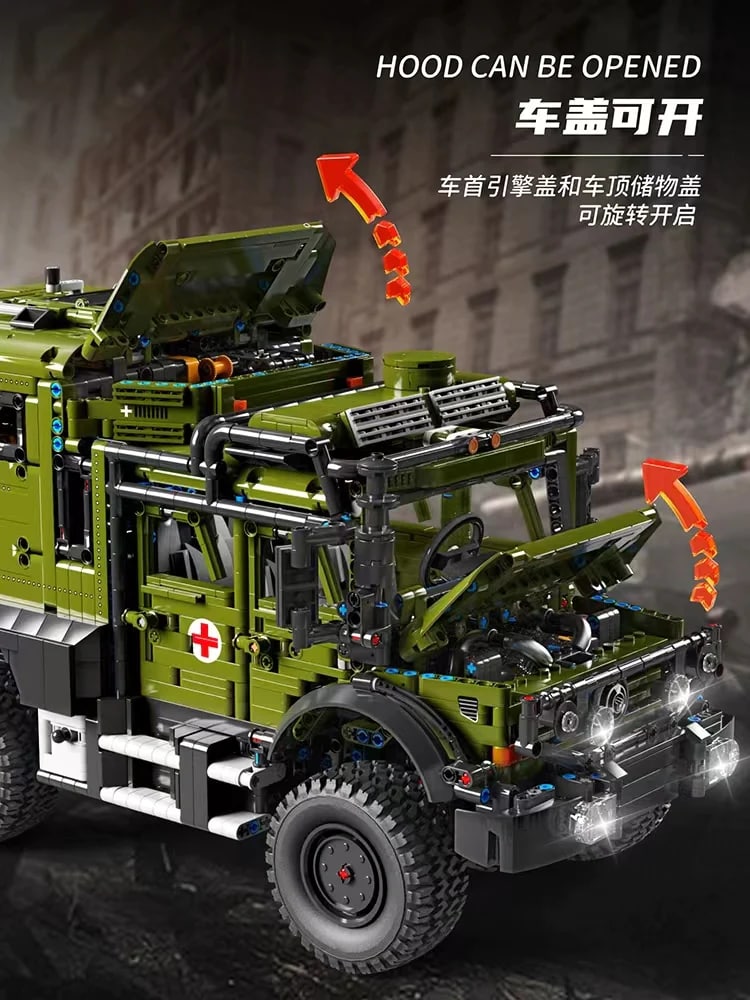 TGL T4023 Unimog Rescue Vehicle With 3850 Pieces