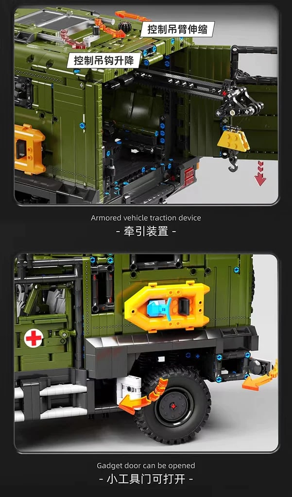 TGL T4023 Unimog Rescue Vehicle With 3850 Pieces