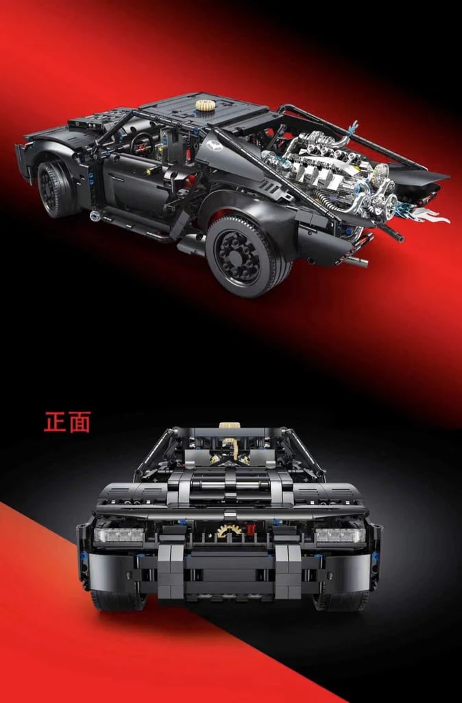 TGL T5029 Batman Car With 1828 Pieces 2 - MOULD KING TGL T5029 Batman Car With 1828 Pieces