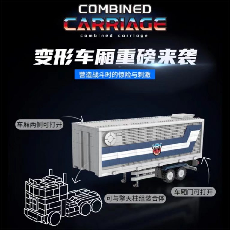 LEBO 77036 Optimus Prime Carriage With 1766 Pieces