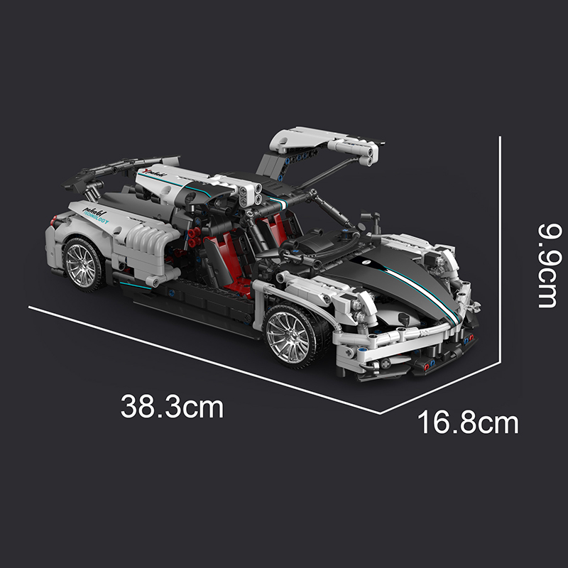 Yupin P1401 1:14 RC Sports Car Zonda GT With 1689 Pieces