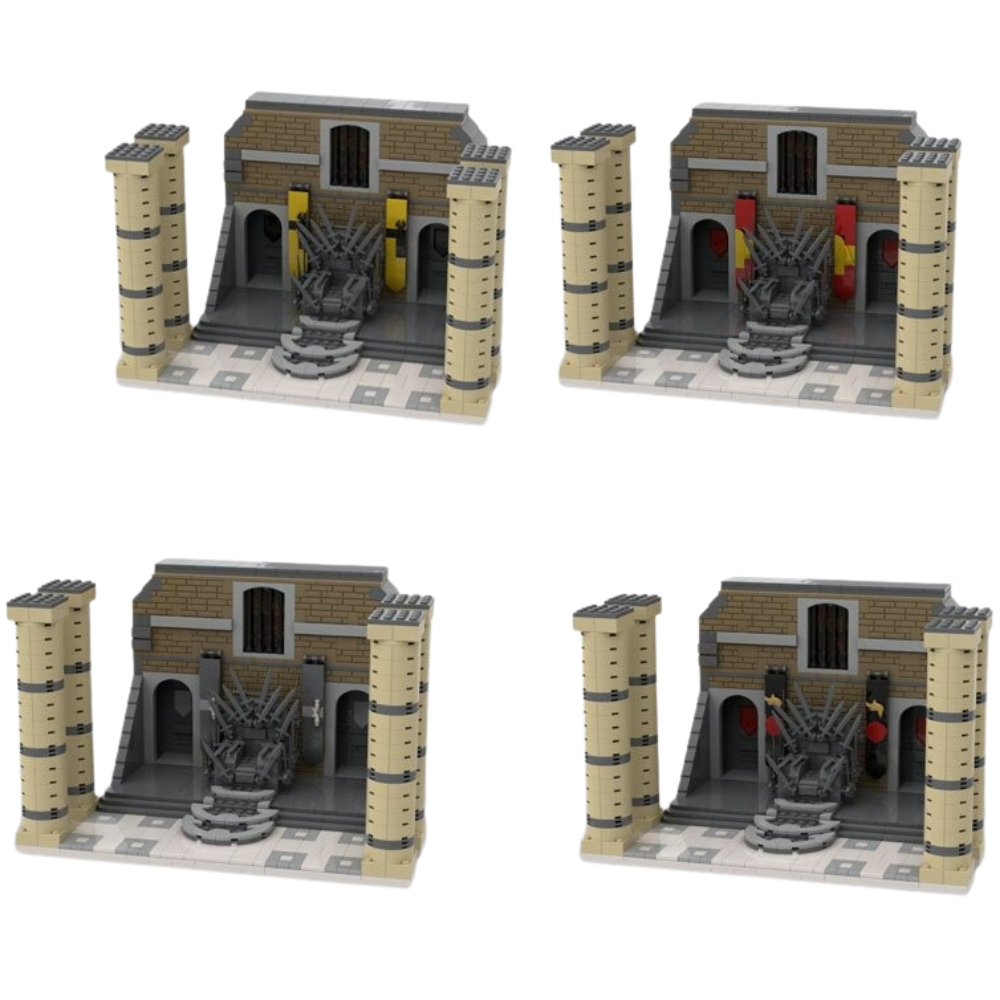 MOC-121511 Game of Thrones Throne Room With 1122 Pieces