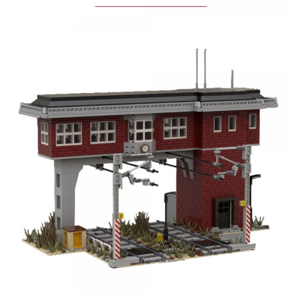 Interlocking Plant Signal Box MOC 39030 3 - MOULD KING