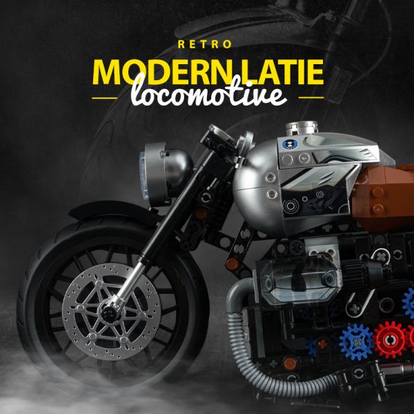 K Box K10515 Technic Static Version BMW Latte Motorcycle 3 - MOULD KING