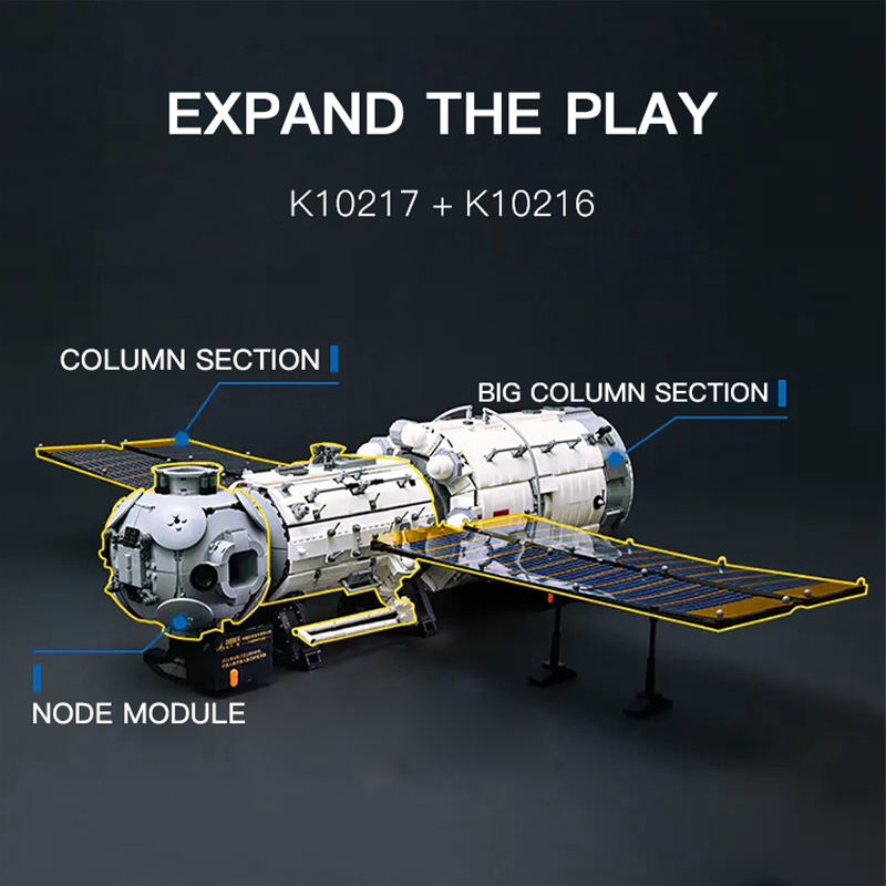 Keeppley K10217 Sky Core Module Small Column Segments and Node Compartments With 5400PCS
