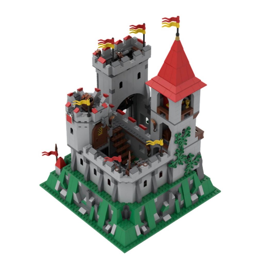 MOC-102994 King’s Mountain Castle from 7946 With 1000PCS