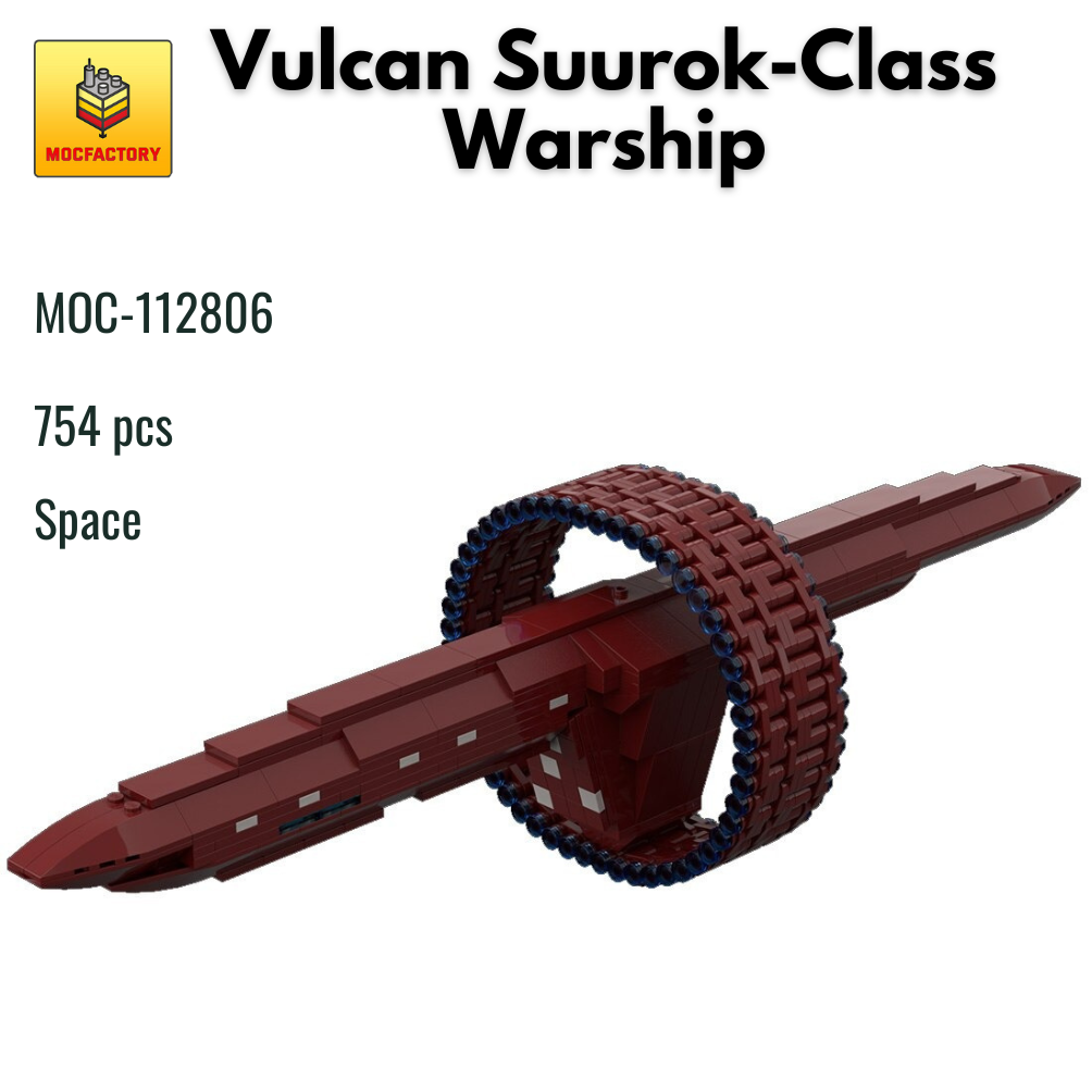 MOC-112806 Vulcan Suurok-Class Warship With 754PCS