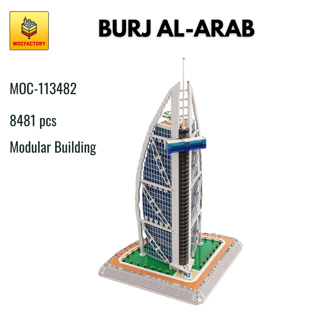 MOC-113482 BURJ AL-ARAB With 8481 Pieces