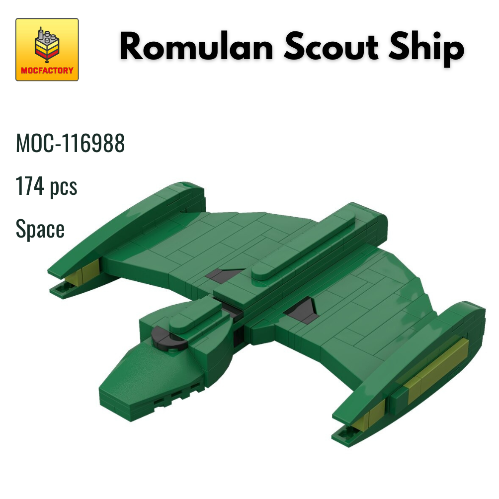 MOC-116988 Romulan Scout Ship With 174 Pieces